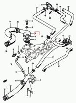 SANTANA 17561-73000 - ALOJAMIENTO TERMOSTATO