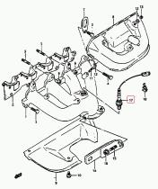 SANTANA 18213-61A10 - SENSOR DE OXIGENO