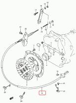 SANTANA 23710-85C60 - CABLE EMBRAGUE L.1867 M/M T