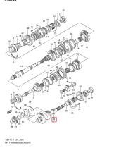 SANTANA 24671-60A01 - EJE SECUNDARIO