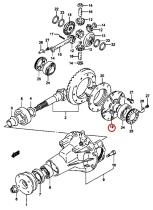 SANTANA 27411-85C00 - CASE, DIFF LH N/ABS
