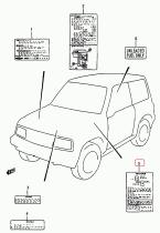 SANTANA 28381-60A01 - EMBLEMA TRANSFERENCIA
