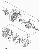 SANTANA 31582-75F00 - COJINETE(ALTERNAD.SY416/418