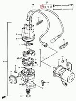 SANTANA 33730-80G00 - CABLE, BUJIA NO.2