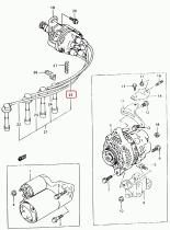 SANTANA 33760-57B21 - CABLE BUJIA N.5