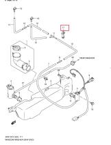 SANTANA 34935-81A00 - CLAMP,WASHER HOSE,HOOD