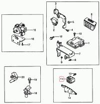 SANTANA 35425-86CA0 - C/RELE PREP.(HDI/NO EOBD)