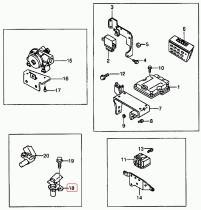 SANTANA 35466-86CA2 - SENSOR R.P.M.(VITARA/SANTAN