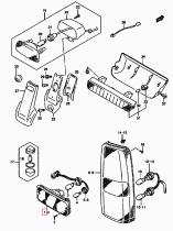 SANTANA 35650-81A32 - LAMP UNIT, RR COMBIN.RH