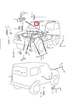 SANTANA 36820-80010 - CABLE LUZ INTERIOR