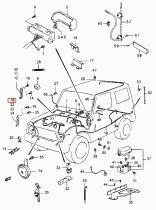 SANTANA 36990-85C20 - ABRAZADERA, FIJ. TUBO