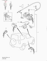SANTANA 37145-77E30 - LLAVE EN BRUTO INM.(JIMNY E