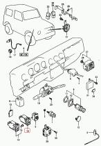 SANTANA 37280-86000 - INTERRUPTOR ANTINIEBLA TRASERO