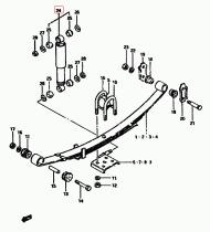 SANTANA 41700-80001 - CONJ AMORTIGUADOR TRAS
