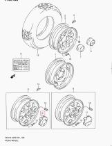 SANTANA 43252-60A40-27S - TAPA CUBOS ( ALUMINIO )