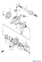 SANTANA 43440-81A10 - SPINDLE COMP,FR WHEEL,L
