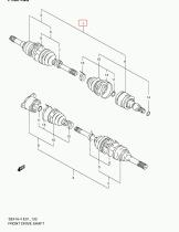 SANTANA 44101-60A20 - PALIER DELANT.L/D VIT.7 M.C