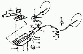 SANTANA 45068-84C00 - C/CABLE FRENO MANO L/D(S.RE