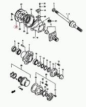 SANTANA 45625-63001 - TAPA RETEN DE ACEITE