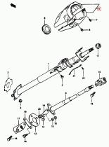SANTANA 48400-80350-5ES - CUBIERTA,COLUMNA DIRECCION
