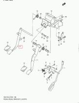 SANTANA 49810-81A50 - PEDAL,EMBRAGUE