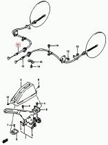SANTANA 54410-60A00 - CABLE FRENO L/D