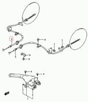 SANTANA 54410-77E00 - CABLE DE FRENO LADO DERECHO