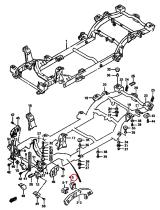 SANTANA 57511-60A00 - SOPORTE MOTOR L/D