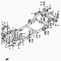 SANTANA 57710-60A00 - SOPORTE SUSPENSION