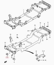 SANTANA 57710-77E00 - SOPORTE SUSPENSION DELANTERA DERECHA