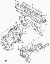 SANTANA 58771-56B00 - MIEMBRO,PROTECTOR LAT.DER.