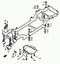 SANTANA 59931-85C00 - CLIP DE SUJECCION PARAGOLPES