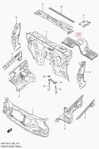 SANTANA 61140-81A30 - PANEL TUNEL PISO DEL