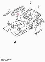 SANTANA 61700-66D01 - PANEL ASSY,CENTER FLOOR