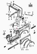 SANTANA 63230-80041 - PANEL INT. COLUMNA CENTRAL