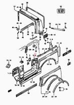 SANTANA 63630-80041 - PANEL INT. COLUMNA CENTRAL