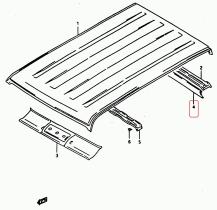 SANTANA 65141-61A20 - PANEL INT. TRAS.