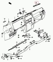 SANTANA 73821-70A11-5ES - TAPA PANEL INSTRUMENTOS