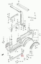SANTANA 77536-85C10 - ADHESIVO (40X10X2)