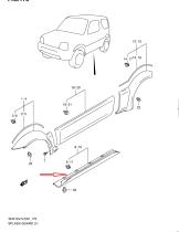 SANTANA 77540-81A00-799 - FALDON UMBRAL L/D (JIMNY)