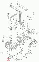 SANTANA 77552-85C00 - ADHESIVO (35X15X4,5)