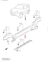 SANTANA 77560-81A00-799 - FALDON PUERTA L/D (JIMNY)