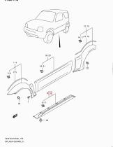 SANTANA 77640-81A00-799 - FALDON UMBRAL L/I(JIMNY)
