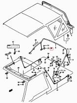 SANTANA 78471-60A00 - TOPE ARCO TOLDO TRAS.L/D