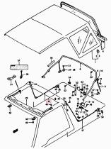 SANTANA 78530-60A00 - C. EXT. ARCO TOLDO L/D