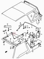 SANTANA 78532-60A00 - SOPORTE ARQUILLO L/D