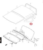 SANTANA 78550-82A00-BDS - VENTANA LATERAL L/I (JIMNY)