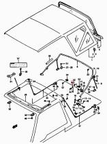 SANTANA 78553-85C00-5ES - CINTA ARQUILLO TRAS.BLANCA