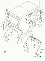 SANTANA 79100-63861 - CORCHETE NIQUELADO