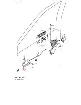 SANTANA 83102-77A10-T01 - HANDLE,FR DOOR INSIDE,L(GRA